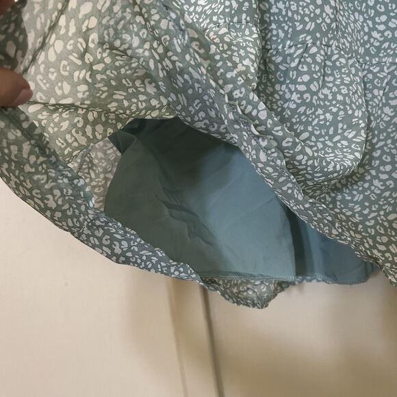 PrettyGarden XL Floral Pastel Tiered Ruffle Sleeve Feminine Romantic Soft Girl - Picture 2 of 12